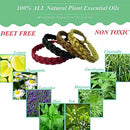 10Pcs Leather Anti Mosquito Pest Insect Repellent Bracelet Wrist Band Pretty