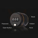 Plastic Bottle Password Lock Combination Lock Wine Stopper Vacuum Plug Devi G1N9