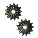 2pcs Metal Diff Bevel Gear Replacement Pinion for  Slash Truck Accs