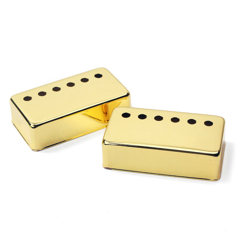 2 Pieces Copper Guitar Pickup Covers for Les Paul Electric Guitar Parts Golden