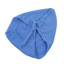 1PC Magic minifiber Hair-Drying Towel Cap Bath Head Wrap - Blue T4L2