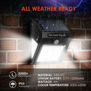 Waterproof PIR Motion Sensor Activated Solar Lamp Garden Wall Light (30 LED A