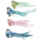 2Pcs Colorful Artificial Foam Mini Bird with Clip Home Wedding DIY Kit Decor
