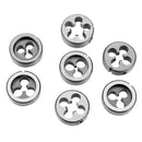 8pcs Circular Die Set M3 M4 M5 M6 M8 M10 M12 with 1 Wrench Hss Tap Die