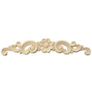 Exquisite Classic Wood Carved Flower Applique Furniture Natural Decals Wood