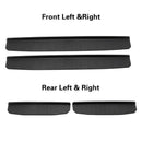 4Pcs Car Pedal Door Panel Guard 4 Door Sill Guard Plate Protector for Wrang R8N1