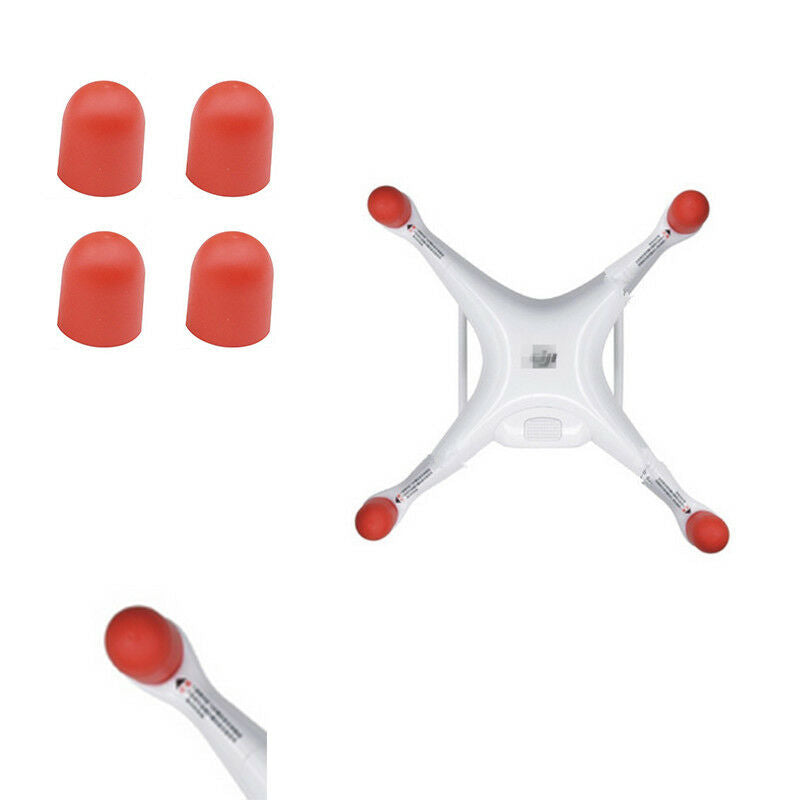 4x Silicon Motor Protective Guard Cap Cover Accessories for DJI Phantom 2 3 4