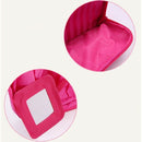 Pink Shape Big Capacity Women Cosmetic Bag Cosmetics Organizer Travel Neces Q9S6