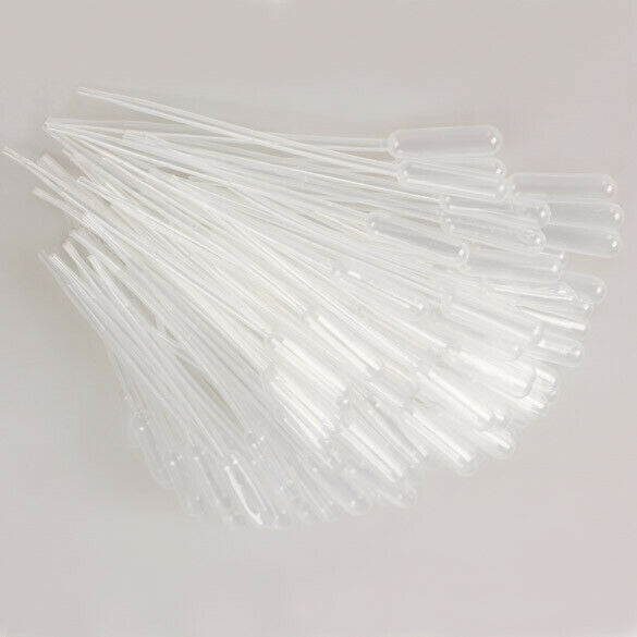 100PCS 0.5ml Graduated Pipettes Dropper Polyethylene for Experiment Medical