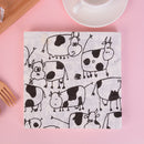 20pcs lovely cow soft decoupage napkin paper tissue for Christmas weddingdecorLJ
