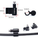 4 Pieces Bike Cable Keeper Brake Oil Line Clips Fixing Buckle Hose Adapter