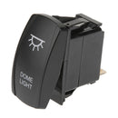 Car Marine Boat Yacht Truck Blue LED Backlit DOME LIGHT Rocker Switch 3-Pin