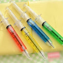 1pcs Funny Syringe Ballpoint Pens Creative Ball Point Pen Stationery Random