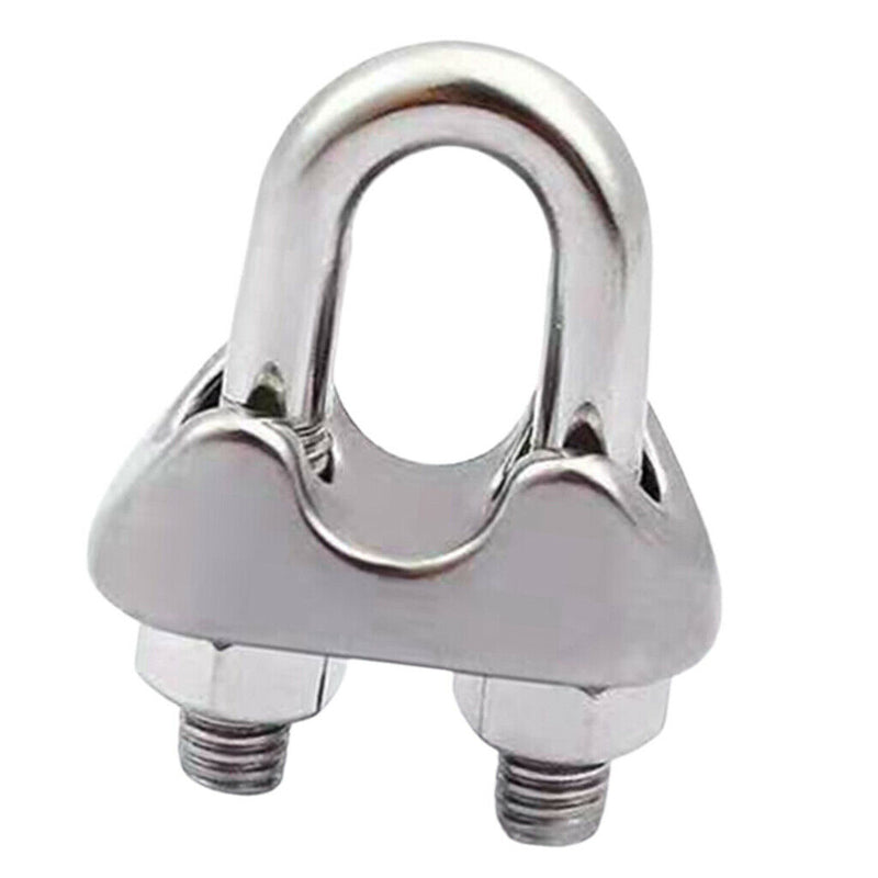 Brand New Stainless Steel 13MM Strong Wire Rope Clip Clamp U Bolt Fastener