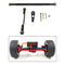 Metal Steering Servo Rod Linkage for 1/12 MN86K MN86KS RC Carwler Black