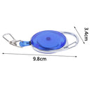1Pcs Fly Fishing Tackle Knot Tool Tie Combo Fish Lines Clipper Zinger Retracto,a