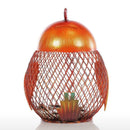 Metal Coin Box Ornament Handcrafts Money Bank Crash Saving Pot Holder Container
