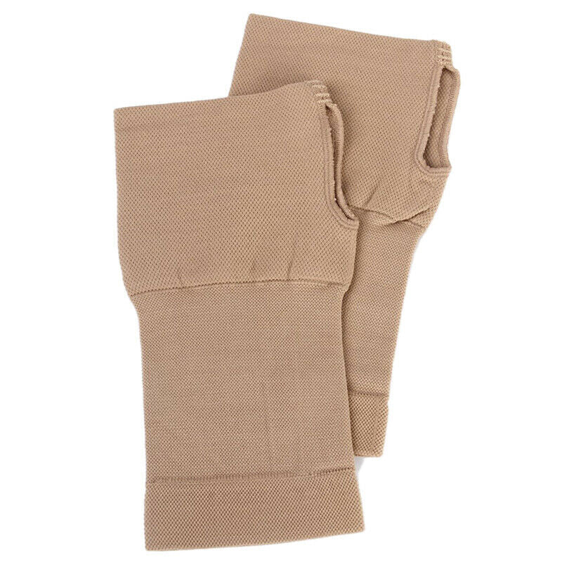 1 Pair of Elastic Wrist Brace Support for Arthritis Carpal Tunnel Nude (S) O9X3