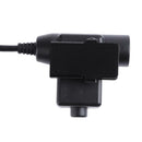 U94 PTT Headset Military Adapter Cable for Kenwood Baofeng Walkie Talkie Radio