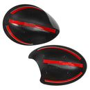 Side Door Wing Mirror Covers Caps for MINI Cooper R52 R50 R53 (Left+Right)