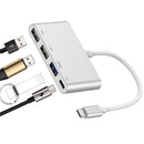 Multi-Function USB HUB Type-C to 2 Port USB2.0 USB3.0 PD Converter Adapter