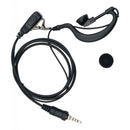 G-shape Ear-hook Mic Earpiece Headset For Yaesu Radio VX-6R 1 Pin