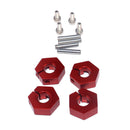 1:10 Red RC Car 5.0 Wheel Hex 12mm Drive Hubs Pins & Screws for HSP HPI Car
