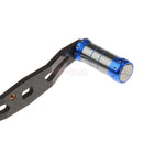 Portable 4 Bearings Fishing Reel Handle Baitcasting Fishing Reel Rocker Blue