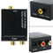 Digital Optical Coaxial Toslink Signal to Analog Audio Converter Adapter RCA AU