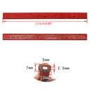 10Pcs Carpenters Pencils Black Lead For Woodworking Black Thick Core Flattened