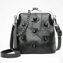 Mini Chain Sheepskin Women Shoulder Bags Solid Rivet Tassel Crossbody Bags