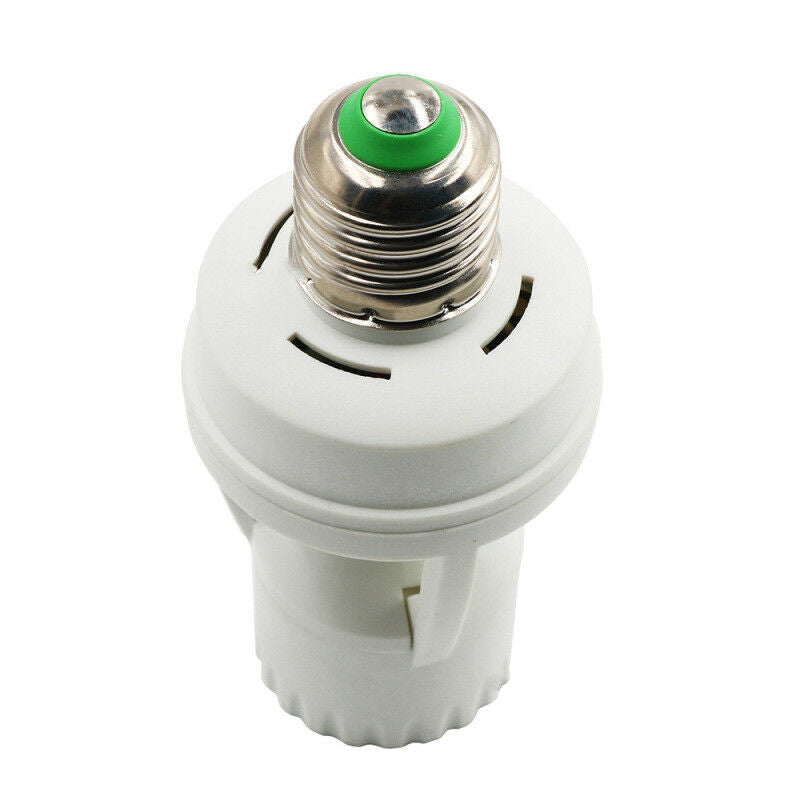 1* E27 Led Light Holder Pir Adapters Infrared Motion Sensor Lamp Bulb