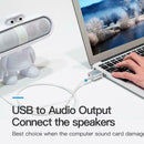 Vention Sound Card USB to 3.5mm Jack Female Headphone External Audio Card A