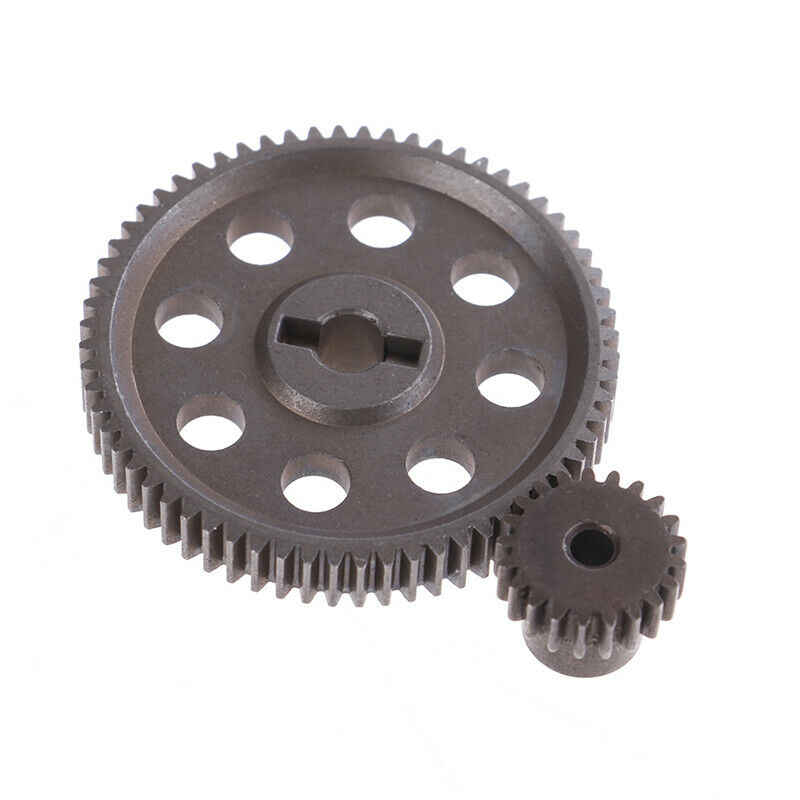 2Pcs (21T+64T) 11184 & 11181 Differential Metal Main Gear 64T Motor Gear 21TA8S3