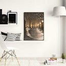 5D DIY Full Drill Diamond Painting Road Lights Cross Stitch Mosaic Craft