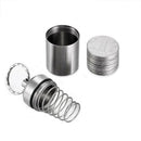 Travel Stainless Steel Coins Storage Tank Sealed Waterproof Pills Organiser Case