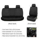 Universal PU Leather Car Seat Covers Set Seat Protector Auto Styling (4pcs) A