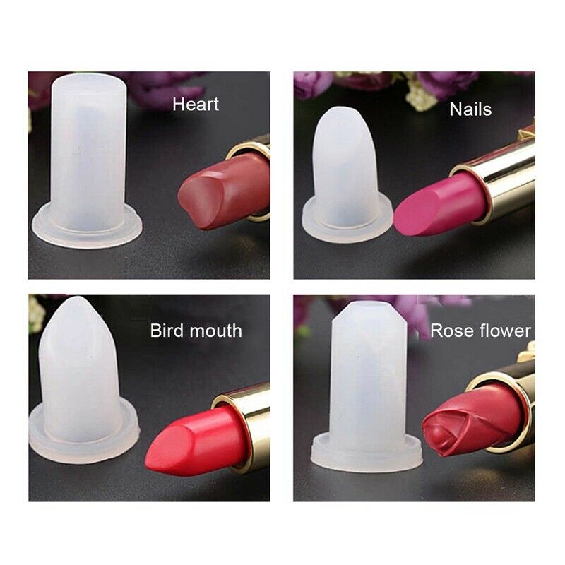 9-piece DIY 12.1mm simple lipstick filling tube silicone mold aluminum ring Q4G4