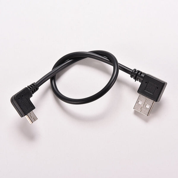 Portable USB 2.0 A Right male plug to Mini B 5P Right Angle Male plug Cablej Z