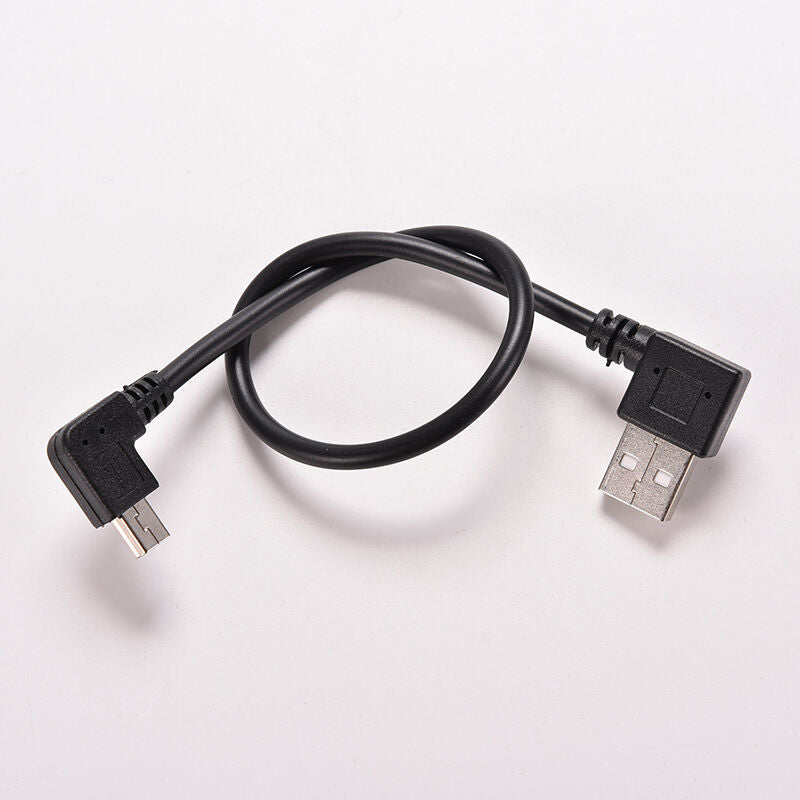 Portable USB 2.0 A Right male plug to Mini B 5P Right Angle Male plug Cablej Z