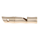 Brass Bamboo Shape Key Chain Whistle SOS Survival EDC Tool