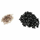 100 x black teddy eye safety eye plastic eye with washer 5-40mm - 20mm