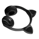 Kids Headphones Over Ear - Cat Ear Wireless Stereo Gaming Headset with LED