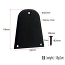 Truss Rod Cover Cover Bass Guitar Accessories Made Of Plastic In Black