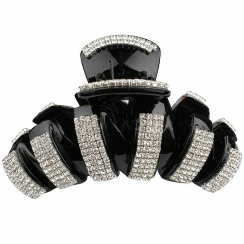Cute Women Girls Rhinestone Crystal Large Hair Claw Clip Clamp Hair Accessory