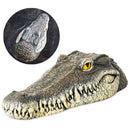 Artificial Crocodile Alligator Head Foam Floating Decoy Pond For Pool Garde P2S2