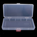 Rectangle Plastic Clear Box and Storage Case for Small Parts, Hardware and