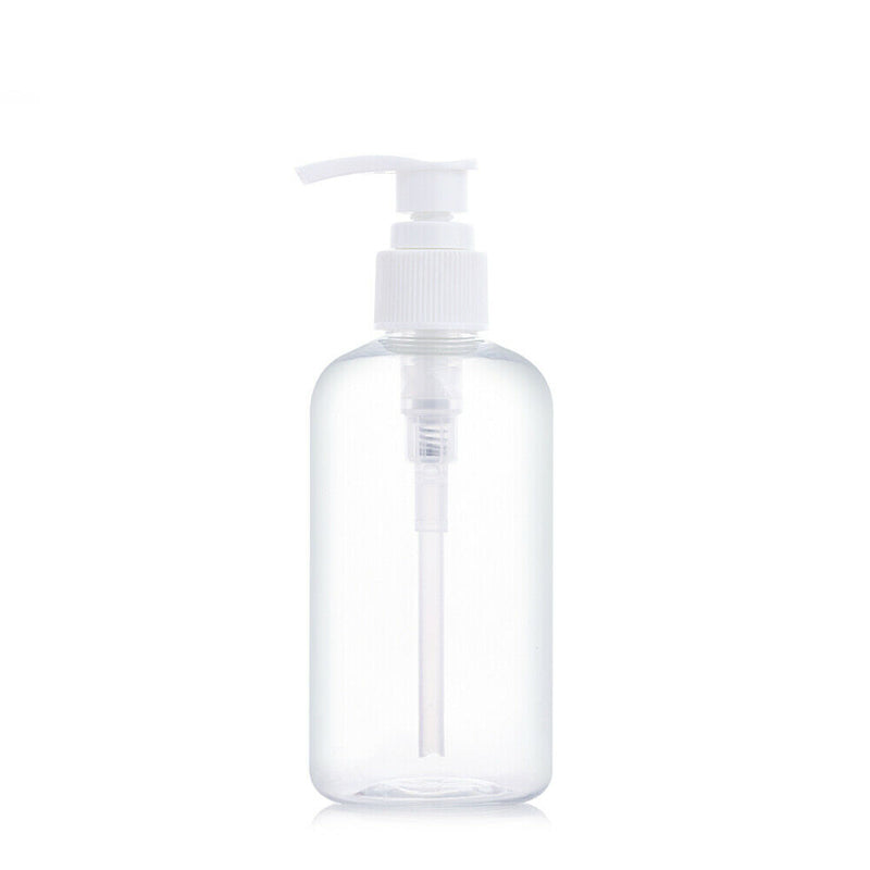 Portable Transparent Empty Spray Bottle Refillable Lotion Container (250ml)