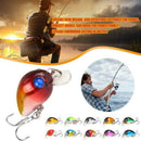10 PACK Fishing Lures Crankbaits Hooks Minnow Baits Tackle Crank Set USA
