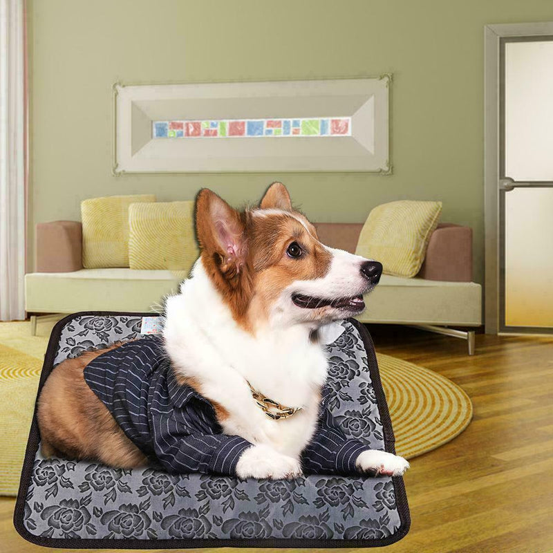 Waterproof Pet Heated Warmer Bed Pad Puppy Dog Cat Pad Mat Electric Heater J7R1